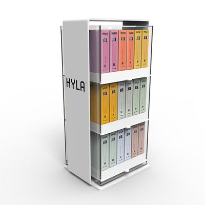 kualitas  Retail Store Vape Display Stand Countertop Acrylic Display Stand With Pushers Cigarette Showcase pabrik