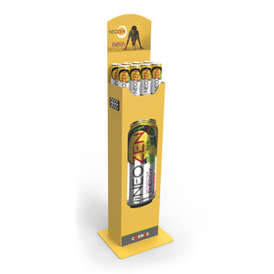 Fashion Style Metal Energy Drink Auto Lift Vendor Vertikal dengan Panel Harga