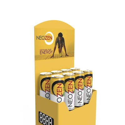 Fashion Style Metal Energy Drink Auto Lift Vendor Vertikal dengan Panel Harga