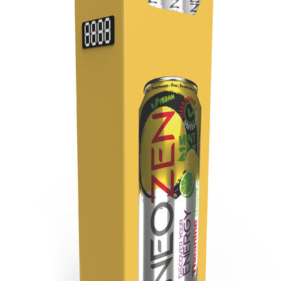 Fashion Style Metal Energy Drink Auto Lift Vendor Vertikal dengan Panel Harga