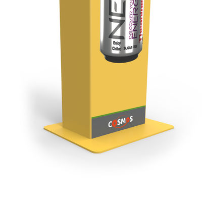 Fashion Style Metal Energy Drink Auto Lift Vendor Vertikal dengan Panel Harga