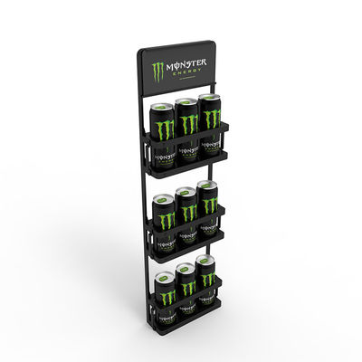 Jual Hot Supermarket Counter Display Stand Rak Display Botol Dengan Logo Disesuaikan