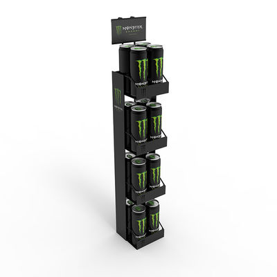 Jual Hot Supermarket Counter Display Stand Rak Display Botol Dengan Logo Disesuaikan