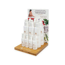 Countertop Makeup Display Unit Stand Display Toko Kosmetik Biodynamic