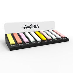 Mordern Eyeshadow Stick Display Stand Acrylic Makeup Display Rack Untuk Toko