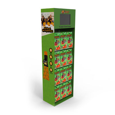 Supermarket PVC Display Stand Foam Board Shampoo Display Stand Dengan Logo Kustom