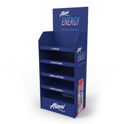 Supermarket PVC Display Stand Foam Board Shampoo Display Stand Dengan Logo Kustom