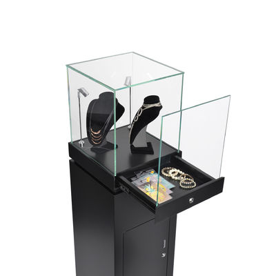 Tempat Pembelian Kayu Pop Display Kalung Display Perhiasan Berdiri Dengan Kunci