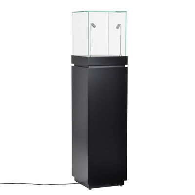 16 "Perhiasan Pedestal Etalase Pedestal Display Cabinet Mengunci Laci Lampu Sorot LED