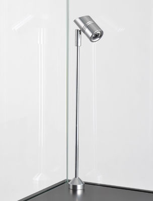16 "Perhiasan Pedestal Etalase Pedestal Display Cabinet Mengunci Laci Lampu Sorot LED