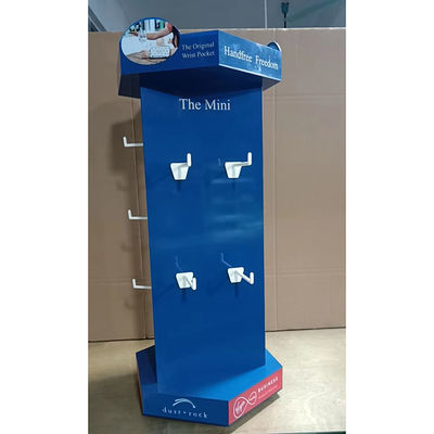 Pegboard PVC Display Stand Double Sided Display Stand Untuk Toko