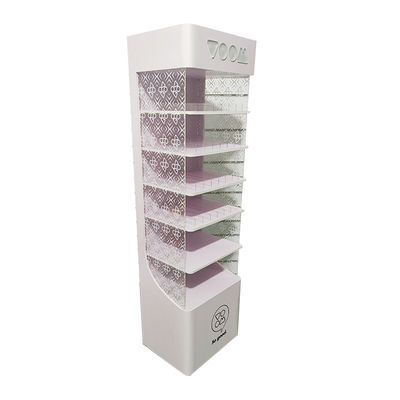 Rektangle Counter Top Acrylic Display Rack LED Display Rack Untuk Vape Products