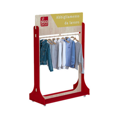 Custom Plywood Display Rack Untuk Toko Pakaian, Pakaian Dan Aksesoris Display