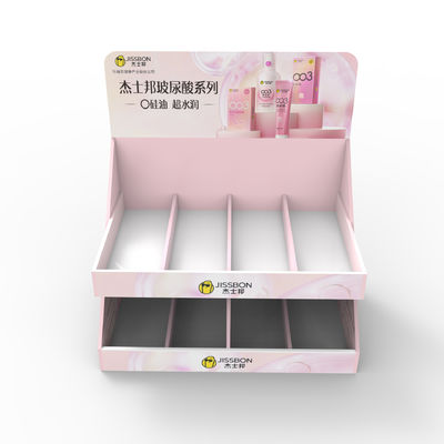 Kondom Kardus Display Rack Meja 24 Jam Desain Gratis Grosir untuk Supermarket